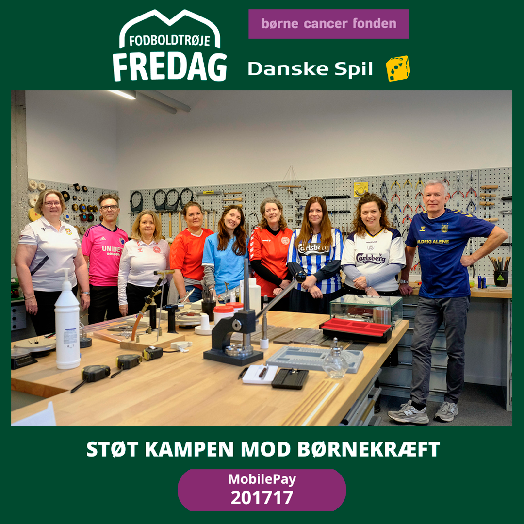 Vi støtter FodboldtrøjeFredag d. 6. marts 2026 