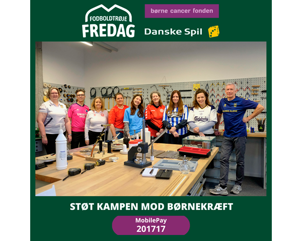 Vi støtter FodboldtrøjeFredag d. 6. marts 2026 